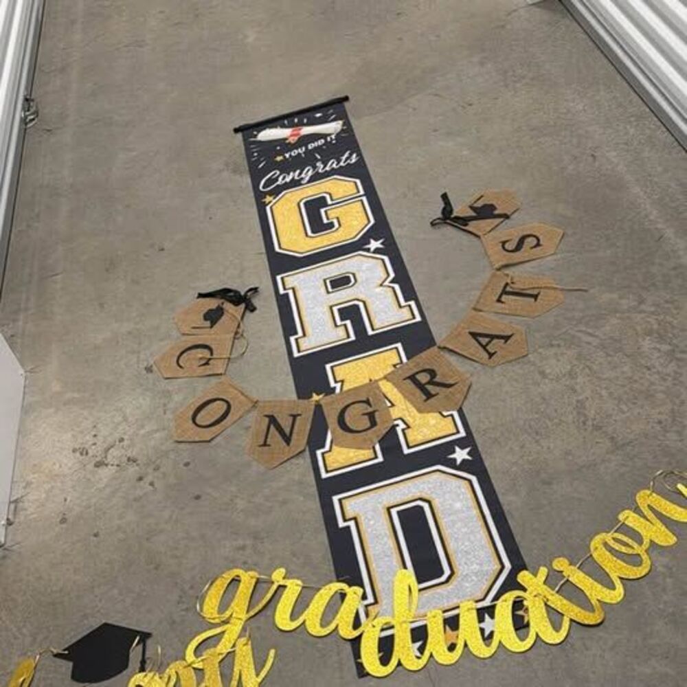 Graduation Party Banner and Decoration Set
